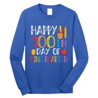 100th Day Of Kindergarten Teachers 100 Days Of School Gift Long Sleeve Shirt