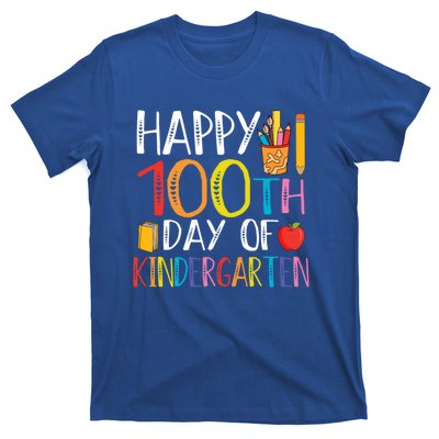 100th Day Of Kindergarten Teachers 100 Days Of School Gift T-Shirt