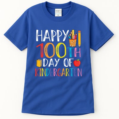 100th Day Of Kindergarten Teachers 100 Days Of School Gift Tall T-Shirt