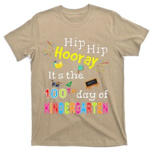 100 Days Of School Gifts For Kindergarten Teacher T-Shirt