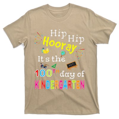 100 Days Of School Gifts For Kindergarten Teacher T-Shirt