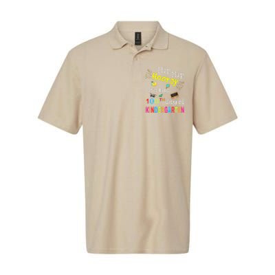 100 Days Of School Gifts For Kindergarten Teacher Softstyle Adult Sport Polo