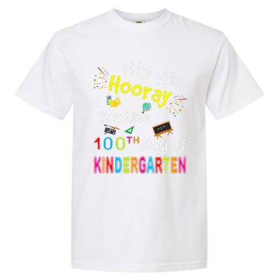 100 Days Of School Gifts For Kindergarten Teacher Garment-Dyed Heavyweight T-Shirt