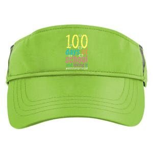 100 Days Of School And Loving It Assistant Principal Cool Gift Adult Drive Performance Visor