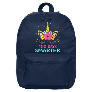 100 Days Of School Unicorn Costume Gift 16 in Basic Backpack