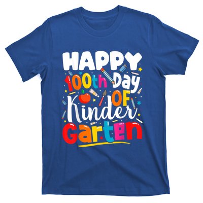 100th Day Of Kindergarten Teachers 100 Days Of School Cool Gift T-Shirt