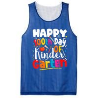 100th Day Of Kindergarten Teachers 100 Days Of School Cool Gift Mesh Reversible Basketball Jersey Tank