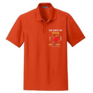 100 Days Of School Assistant Principal Funny Quote Cute Gift Dry Zone Grid Polo