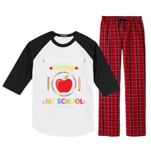 100 Days Of School Assistant Principal Funny Quote Cute Gift Raglan Sleeve Pajama Set