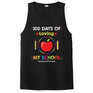 100 Days Of School Assistant Principal Funny Quote Cute Gift PosiCharge Competitor Tank