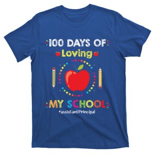 100 Days Of School Assistant Principal Funny Quote Cute Gift T-Shirt