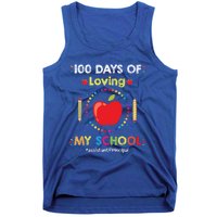 100 Days Of School Assistant Principal Funny Quote Cute Gift Tank Top