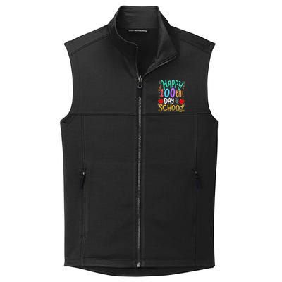 100 Days Of School Teacher Gift Collective Smooth Fleece Vest