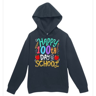 100 Days Of School Teacher Gift Urban Pullover Hoodie