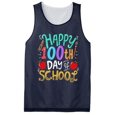 100 Days Of School Teacher Gift Mesh Reversible Basketball Jersey Tank