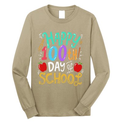 100 Days Of School Teacher Gift Long Sleeve Shirt