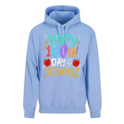 100 Days Of School Teacher Gift Unisex Surf Hoodie