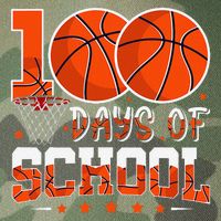 100 Days Of School Basketball Player 100th Day Balls Legacy Tie Dye Trucker Hat