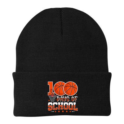 100 Days Of School Basketball Player 100th Day Balls Beanie