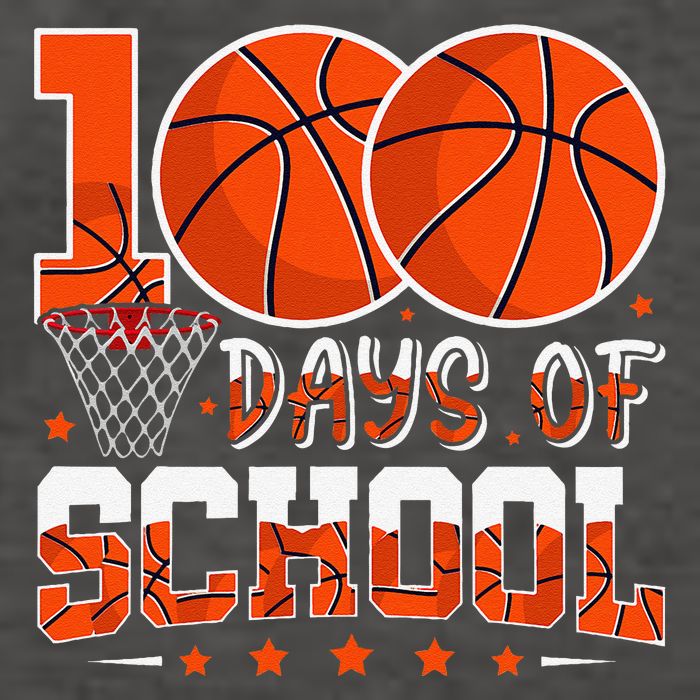 100 Days Of School Basketball Player 100th Day Balls Vector Backpack
