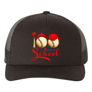 100 Days Of School Baseball Teacher 100th Day Of School Yupoong Adult 5-Panel Trucker Hat