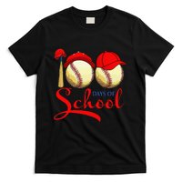 100 Days Of School Baseball Teacher 100th Day Of School T-Shirt