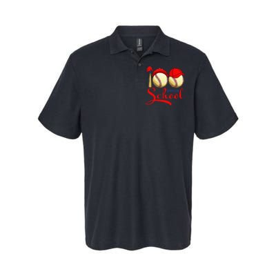 100 Days Of School Baseball Teacher 100th Day Of School Softstyle Adult Sport Polo