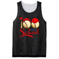 100 Days Of School Baseball Teacher 100th Day Of School Mesh Reversible Basketball Jersey Tank