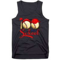 100 Days Of School Baseball Teacher 100th Day Of School Tank Top