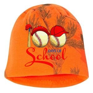 100 Days Of School Baseball Teacher 100th Day Of School Kati - Camo Knit Beanie