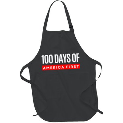 100 Days Of America First Funny Trump Apron