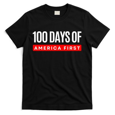 100 Days Of America First Funny Trump T-Shirt