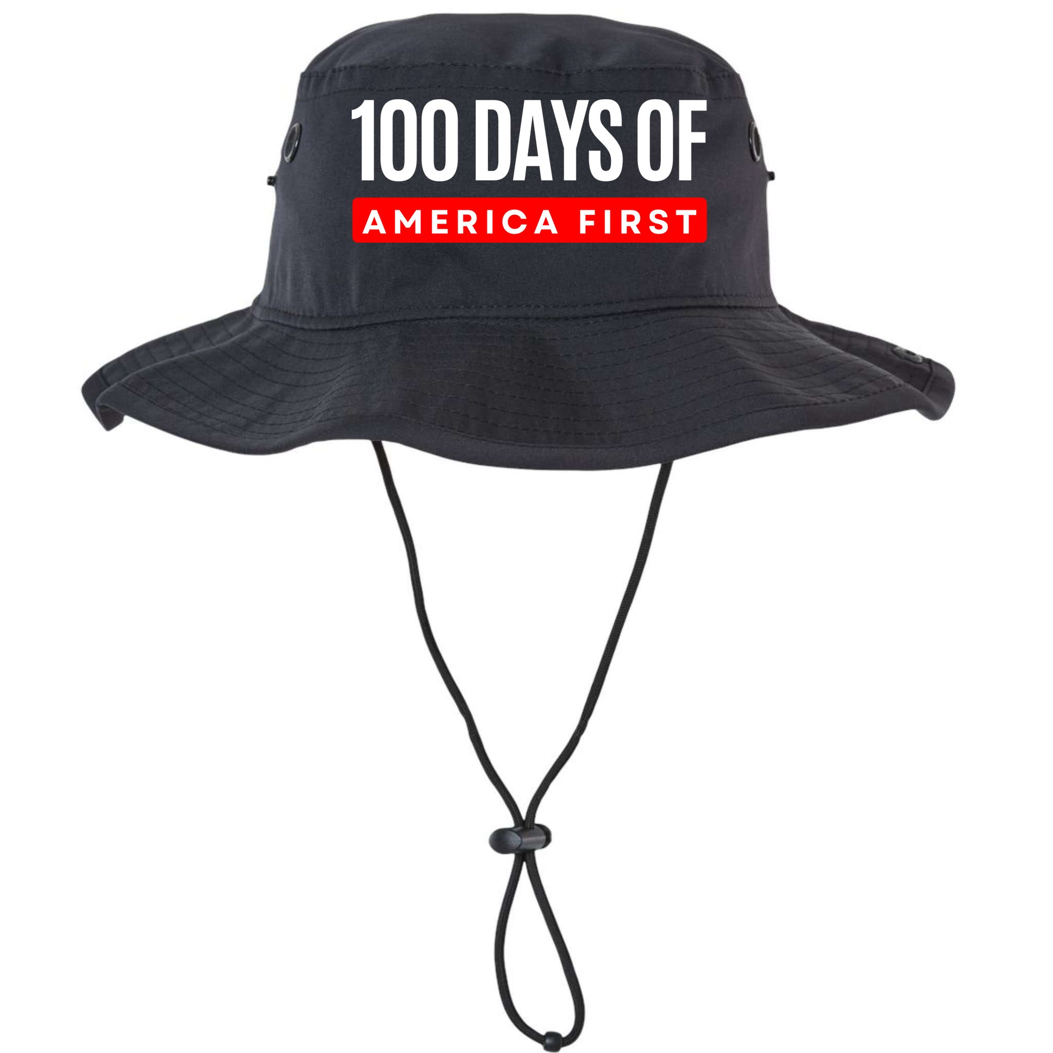 100 Days Of America First Funny Trump Bucket Hat