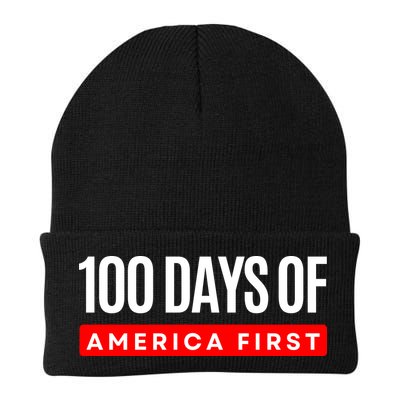 100 Days Of America First Funny Trump Beanie