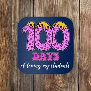 100 Days Of Loving My Students Teacher Celebration Coaster