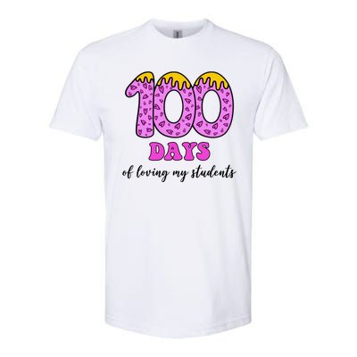 100 Days Of Loving My Students Teacher Celebration Softstyle CVC T-Shirt