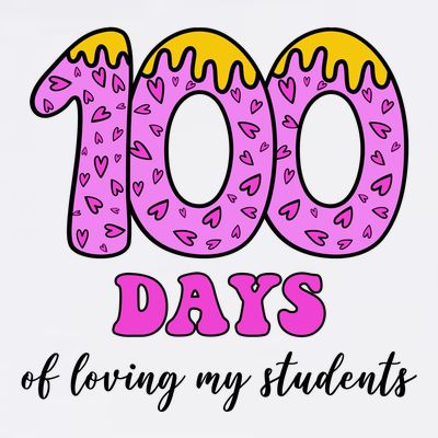 100 Days Of Loving My Students Teacher Celebration T-Shirt