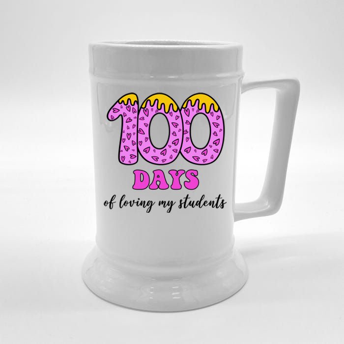 100 Days Of Loving My Students Teacher Celebration Beer Stein