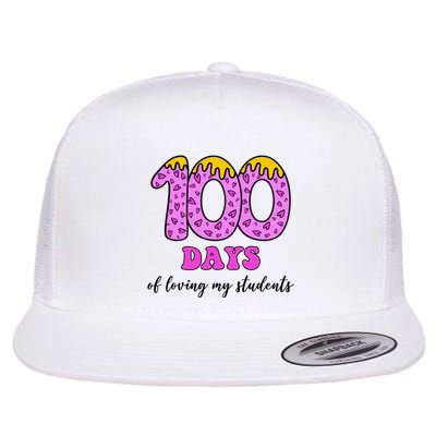 100 Days Of Loving My Students Teacher Celebration Flatbill Hat