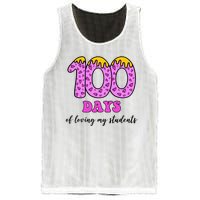 100 Days Of Loving My Students Teacher Celebration Mesh Reversible Basketball Jersey Tank