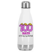 100 Days Of Loving My Students Teacher Celebration Stainless Steel Insulated Water Bottle