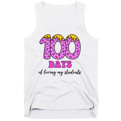 100 Days Of Loving My Students Teacher Celebration Tank Top