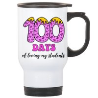 100 Days Of Loving My Students Teacher Celebration Stainless Steel Travel Mug