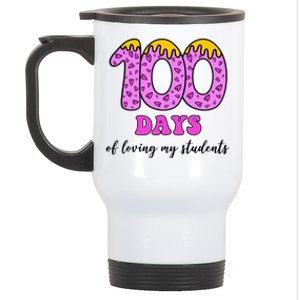 100 Days Of Loving My Students Teacher Celebration Stainless Steel Travel Mug