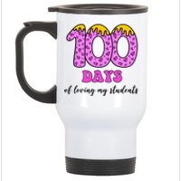 100 Days Of Loving My Students Teacher Celebration Stainless Steel Travel Mug