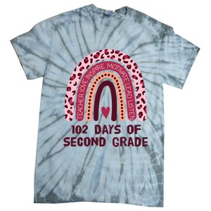 102 Day Of 2nd Grade Rainbow 102 Day Of Second Grade Tie-Dye T-Shirt