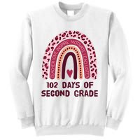 102 Day Of 2nd Grade Rainbow 102 Day Of Second Grade Sweatshirt