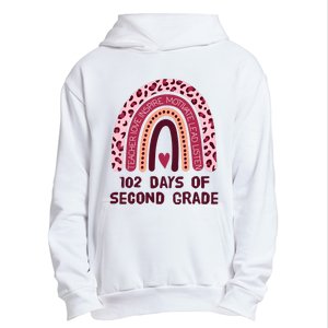 102 Day Of 2nd Grade Rainbow 102 Day Of Second Grade Urban Pullover Hoodie