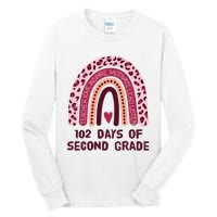 102 Day Of 2nd Grade Rainbow 102 Day Of Second Grade Tall Long Sleeve T-Shirt