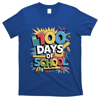 100 Days Of School Math Teachers Classroom Celebration Gift T-Shirt